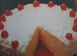 Una foto de Tarta de coco y ron- Cuando vienen invitados ♥️🎶
