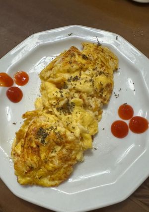 Foto resep Omelet Keju Enoki