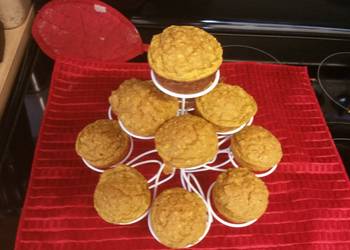 Easiest Way to Make Appetizing Pumpkin Pancake Oatmeal Muffins