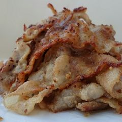 A picture of Pan Fried Pork With Ground Mustard.