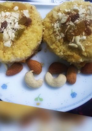 A picture of Mango Chandrakala.
