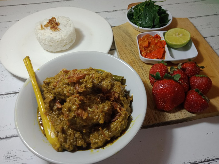 Cara Gampang Menyiapkan Indonesian Rendang ayam yang Bisa Manjain Lidah