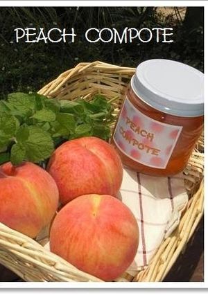 A picture of Pretty Rose Colored ♪ Peach Compote.
