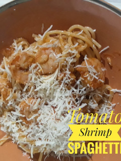 Foto resep Spaghetti Seafood (Tomato Shrimp Spaghetti)