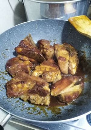 Una foto de Costillas BBQ Caramelizadas