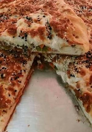 صورة لوصفة الفطيرة التركية