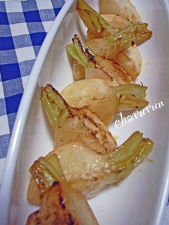 A picture of Fresh Turnips in a Lemon & Butter Sauté.