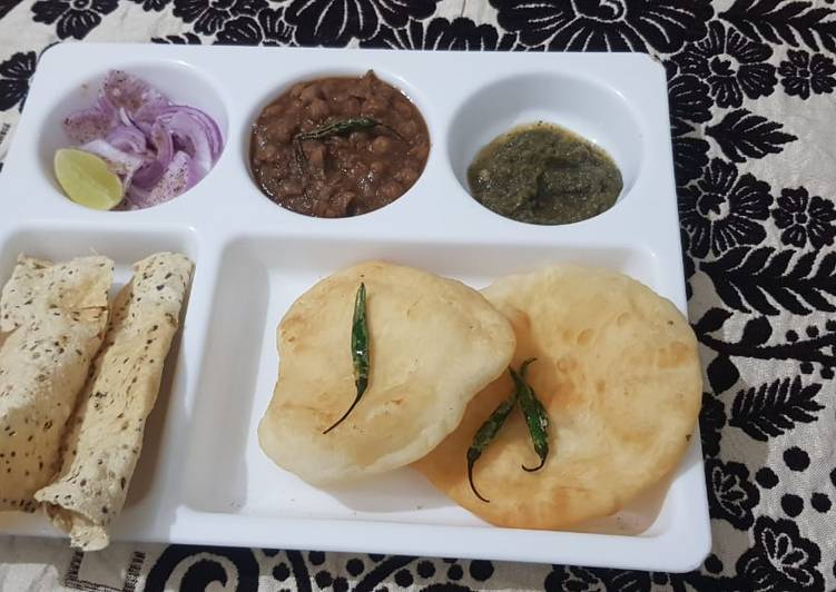 Recipe of Homemade Bhature chole