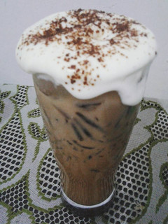 Foto resep Ice Cappuccino Cincau with Whipped Cream