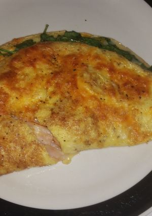 A picture of Sweet healthy broiled omelet!.