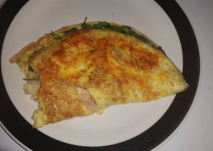 Sweet healthy broiled omelet!