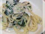 tuna mushroom cream pasta