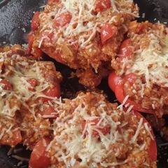 A picture of Stuffed peppers.
