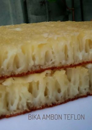 Foto resep Bika Ambon Teflon #kuetradisionalberserat