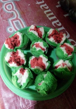 Foto resep Bolu kukus semangka