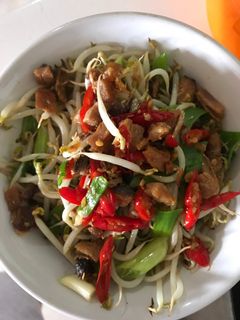 Foto resep Cah toge ikan asin jambal