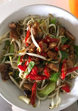 Foto resep Cah toge ikan asin jambal