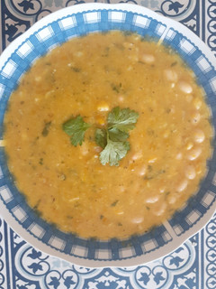 Una foto de Porotos granados con mazamorra 🥰