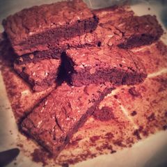 A picture of Ricardo's Nutella Brownies.