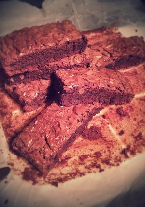 A picture of Ricardo's Nutella Brownies.