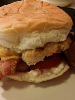A picture of Bangin Chicken Burgers.