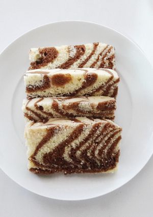 Foto resep Bolu Kukus Zebra