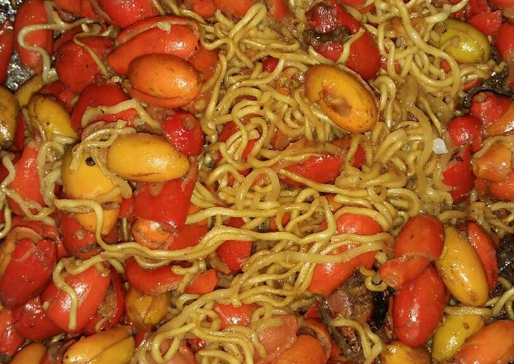 Resep Oseng kulit mlinjo mie yang Lezat