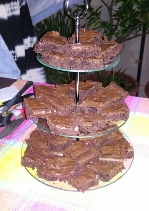 Una foto de Brownie fácil y delicioso