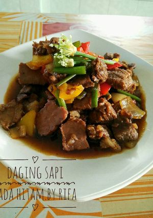 Foto resep Daging sapi lada hitam