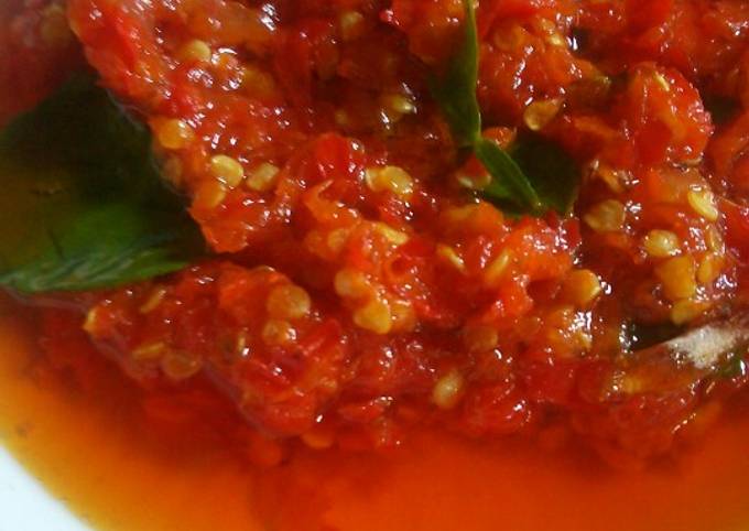 Resep Sambal Merah Ala Rm Padang Oleh Camelia Febria Fauzi Cookpad