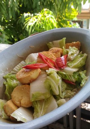 Foto resep Sawi putih saos tiram