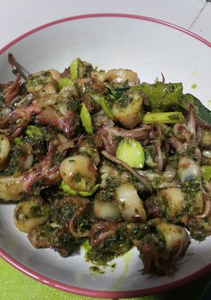 Foto resep Cumi asin pete lado mudo