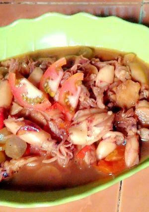 Foto resep Cumi kering Asam Manis