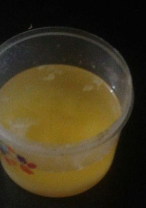 A picture of Homemade ghee.