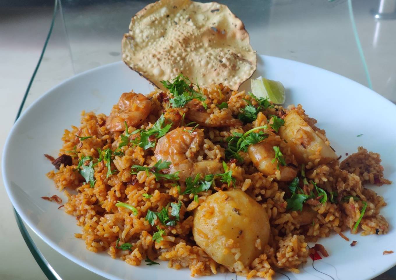 Prawn & Peas Pulao