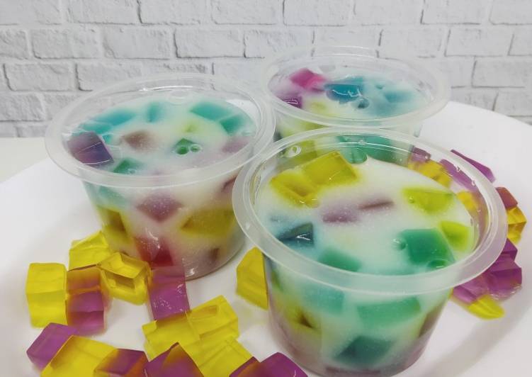 Resep Puding Mozaik Leci, Lezat Sekali