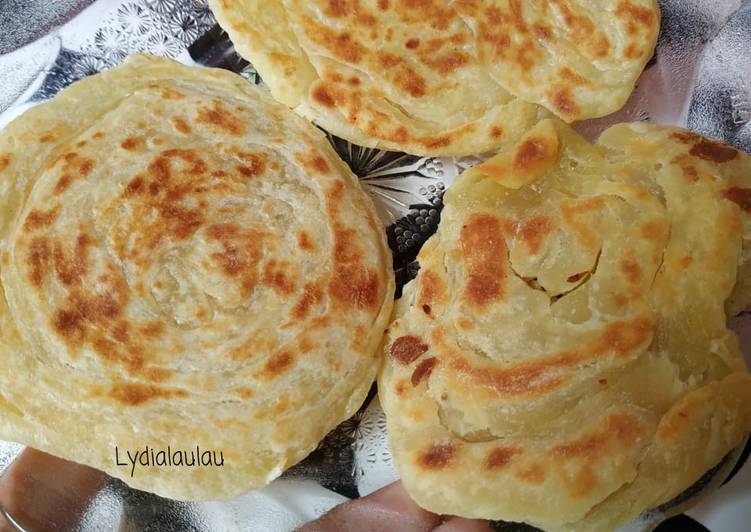 Resep Roti Canai (Paratha) / Roti Maryam, Bisa Manjain Lidah