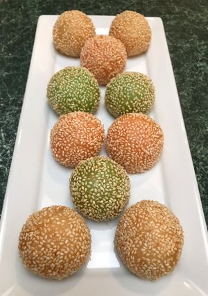 Foto resep Onde Onde Isi Kacang Hijau