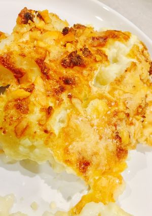 รูปของ กระหล่ำดอกอบชีส (cauliflower bake cheese)