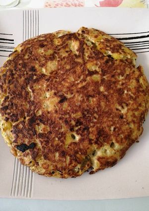 Una foto de Tortilla de birraca o racacha
