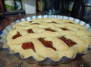 Una foto de Pastafrola de membrillo