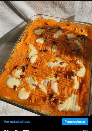 Una foto de Pastel de calabaza VEGETARIANO 🌿