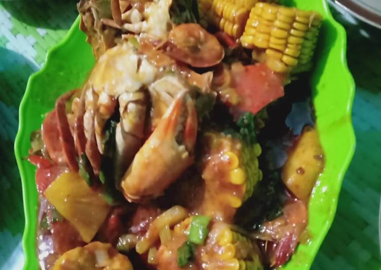 Resep Kepiting saus Padang pedas Anti Gagal