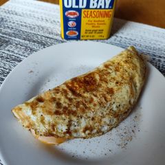 A picture of Flip-fried Bay Eggs.