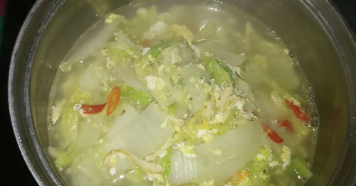 47 Resep Sawi Putih Kuah Telur Utuh Enak Dan Mudah Cookpad