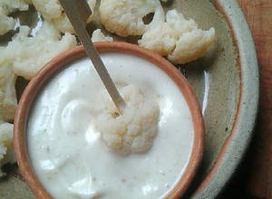 Una foto de Mayonesa de Garbanzos (solo con Agua de la Cocción)