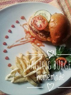 Foto resep Beef burger homemade
