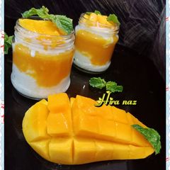 A picture of Mango parfait.