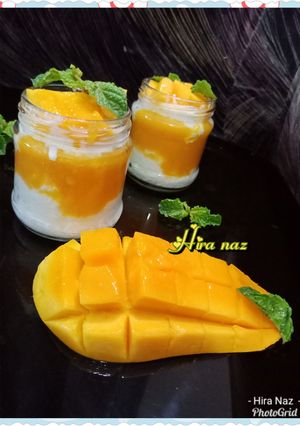 A picture of Mango parfait.