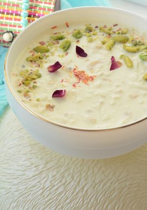 A picture of Paneer Kheer/Cottage Cheese Pudding #Cooksnap.